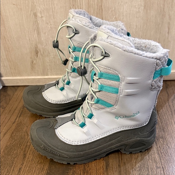 Columbia Women’s Gray and Teal Snow Boots - Picture 2 of 12